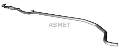 Вихлопна труба середн OPEL CORSA D, CORSA E 1.2/1.2LPG 07.06 ASMET 05269
