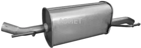 Глушник вихлопної системи задній OPEL ZAFIRA A 1.6/1.8/2.2 04.99-06.05 ASMET 05276