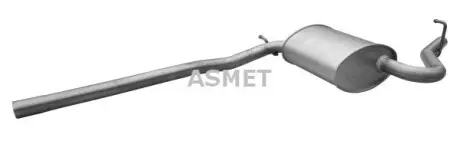Глушник передній AUDI A4 B6, A4 B7 1.6 11.00-06.08 ASMET 06012