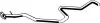Выхлопная труба средн FORD FIESTA IV MAZDA 121 III 1.3 08.95-04.03 ASMET (07096) изображение 1