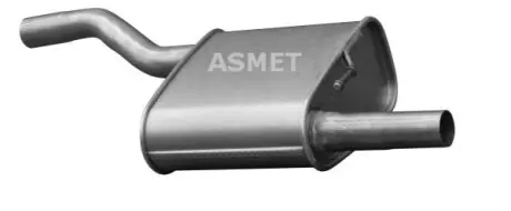 Глушник вихлопної системи задній FORD FOCUS I 1.6 02.99-11.04 ASMET 07135