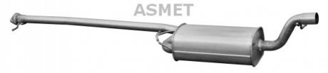 Передній глушник,випускна сист ASMET 07154
