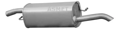 Глушник вихлопної системи середній FORD FUSION 1.4D 08.02-12.12 ASMET 07206