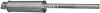 Глушник передній VOLVO C30, S40 II, V50 FORD C-MAX, FOCUS C-MAX, FOCUS II 1.4/1.6 10.03-12.12 ASMET (07242) зображення 1