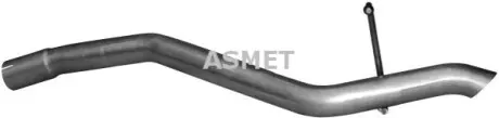 Вихлопна труба задн FORD FOCUS II 1.4-2.0LPG 07.04-09.12 ASMET 07247