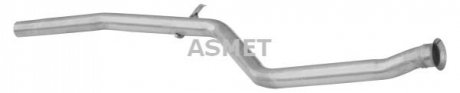 Передній глушник,випускна сист - (1731K7) ASMET 08050