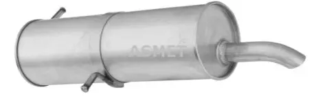 Глушник вихлопної системи задній CITROEN C4, C4 I PEUGEOT 307 1.4/1.6 08.00-04.12 ASMET 08054