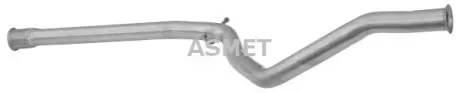 Вихлопна труба середн PEUGEOT 307 2.0D 03.02-12.09 ASMET 08057