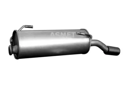 Глушник вихлопної системи задній PEUGEOT 206 1.1/1.4/1.6 09.98-12.12 ASMET 08062