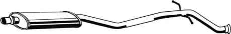 Глушник передній PEUGEOT 406 2.0D 06.98-04.04 ASMET 08068