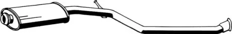 Глушник передній CITROEN BERLINGO PEUGEOT PARTNER 2.0D 12.99-12.11 ASMET 09047