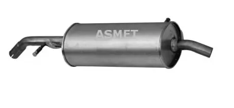 Глушник вихлопної системи задній CITROEN C2, C3 I, C3 PLURIEL PEUGEOT 1007 1.4/1.4CNG 02.02 ASMET 09061