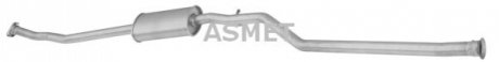 Глушник системи випуску (середній) ASMET 09072