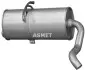 Глушитель выхлопной системы задний ASMET (09089) изображение 1