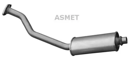 Глушник передній CITROEN BERLINGO PEUGEOT PARTNER 1.9D 06.96-12.15 ASMET 09097