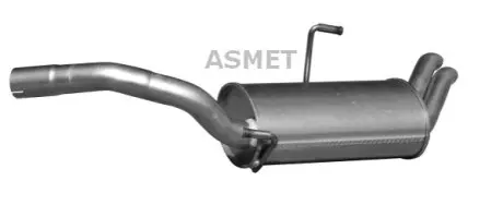 Глушник вихлопної системи задній CITROEN JUMPY I FIAT SCUDO PEUGEOT EXPERT 2.0D 05.99-12.06 ASMET 09101