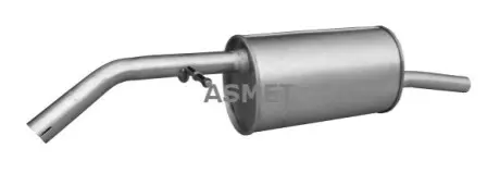 Глушник вихлопної системи задній CITROEN C3 II 1.1/1.4 09.09-09.16 ASMET 09104