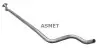 Вихлопна труба середн CITROEN C2, C2 ENTERPRISE 1.1 09.03-09.12 ASMET (09105) зображення 1