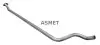 Вихлопна труба середн CITROEN C2, C2 ENTERPRISE 1.1 09.03-09.12 ASMET (09106) зображення 1