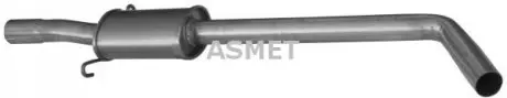 Глушник передній RENAULT MEGANE I, MEGANE I CLASSIC, MEGANE SCÉNIC, SCENIC I 1.9D/2.0 01.96-08.03 ASMET 10049