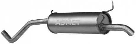 Глушник вихлопних газів (кінцевий) ASMET 10060