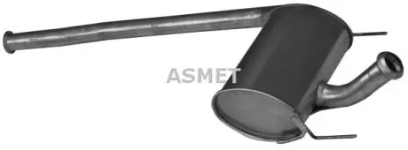 Глушник передній RENAULT LAGUNA I 1.6-2.0 06.95-03.01 ASMET 10065