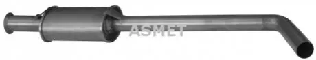 Глушник системи випуску (середній) ASMET 10080