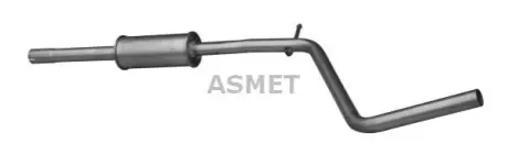 Глушник передній DACIA SANDERO 1.4/1.4LPG/1.6 06.08-06.13 ASMET 10115