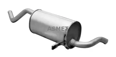 Глушник вихлопної системи задній RENAULT MODUS 1.2-1.6 12.04-12.13 ASMET 10130