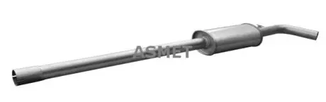 Глушник вихлопної системи задній RENAULT FLUENCE, GRAND SCENIC III, MEGANE, MEGANE III, SCENIC III 1.2-1.6LPG 11.08 ASMET 10135