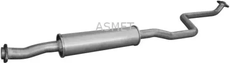 Глушник вихлопної системи середній MAZDA PREMACY 1.9/2.0 07.99-03.05 ASMET 11023