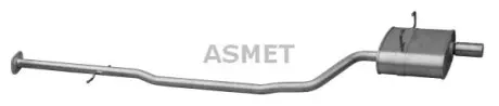 Задний. глушитель, выпускная сист. ASMET 12019