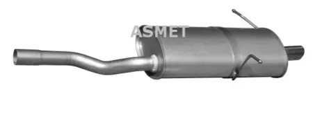 Глушник вихлопної системи задній BMW 3 (E46) 1.8/2.0 09.01-12.07 ASMET 12026