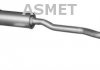 Передній глушник,випускна сист - ASMET 13014 (18220SAA003, 18220SAA013, 18220SAA023)