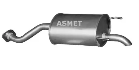 Глушник вихлопної системи задній HONDA JAZZ II 1.2/1.3 03.02-07.08 ASMET 13016