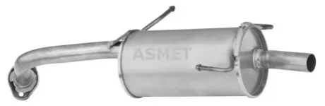 Глушник вихлопної системи задній NISSAN MICRA II 1.0/1.3 08.92-09.00 ASMET 14013