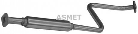 Передний глушитель, выпускная сист ASMET 14020