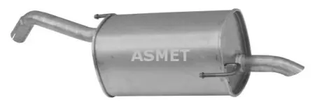 Глушник вихлопної системи задній NISSAN MICRA III, NOTE 1.2/1.4/1.5D 01.03-06.12 ASMET 14050