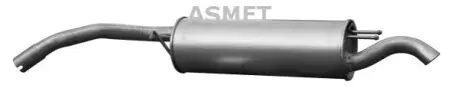 Задний. глушитель, выпускная сист. ASMET 16092
