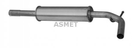 Глушитель системы выпуска (средний) ASMET 19010