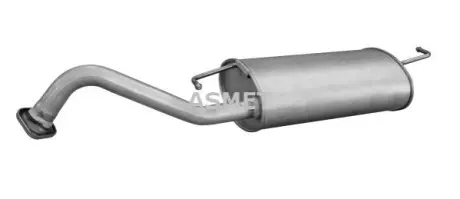 Глушник вихлопної системи задній TOYOTA COROLLA 1.4-2.0D 10.01-03.08 ASMET 20039