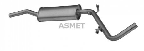 Передний глушитель, выпускная сист ASMET 21011