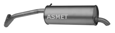 Глушник вихлопної системи задній SEAT IBIZA III SKODA FABIA I VW POLO IV 1.0/1.4 08.99-05.08 ASMET 21016