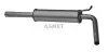 Глушник передній SEAT CORDOBA, IBIZA III SKODA FABIA I VW POLO IV 1.2 07.01-03.08 ASMET (21030) зображення 1