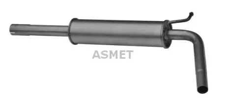 Глушник передній SEAT CORDOBA, IBIZA III SKODA FABIA I VW POLO IV 1.2 07.01-03.08 ASMET 21030