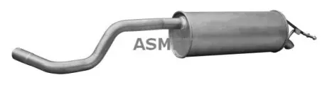 Глушник вихлопної системи задній SKODA ROOMSTER, ROOMSTER PRAKTIK 1.4/1.4LPG 09.06-05.15 ASMET 21035