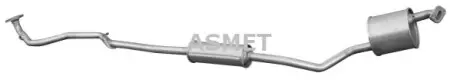 Глушник передній DAIHATSU CUORE VI, TREVIS 1.0 05.03 ASMET 22009