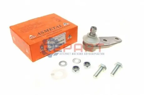 Опора кульова (передня/знизу) Renault Kangoo/Megane 97-/Clio 91-/Nissan Kubistar 03- (d=16mm) ASMETAL 10RN2000 Купити в Україні