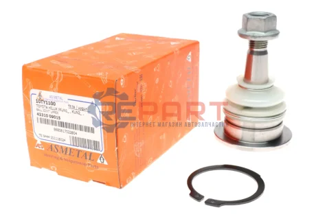 Опора кульова (передня/зверху) Toyota Hilux 05-15 ASMETAL 10TY1100 Купити в Україні