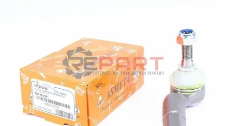 Фото Наконечник тяги рульової (L) VW Caddy II 1.4-1.9D 94-04 ASMETAL (17VW2020) зображення 1